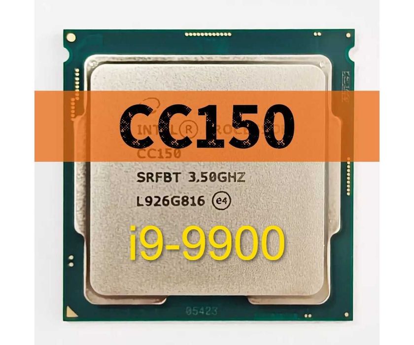 Процесор Intel CC150 (i9-9900) 3.5 ГГц, 8 ядер 16 потоків, LGA1151