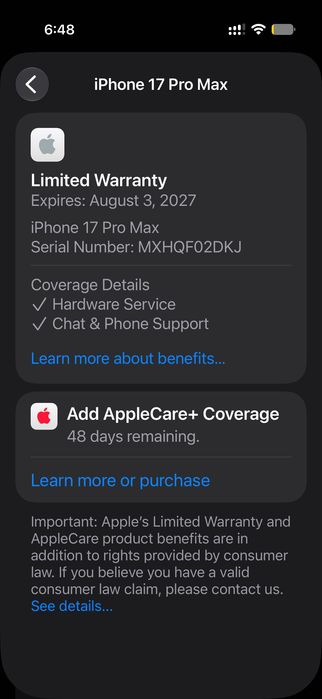 Nowy Apple iPhone 17 Pro Max 512GB