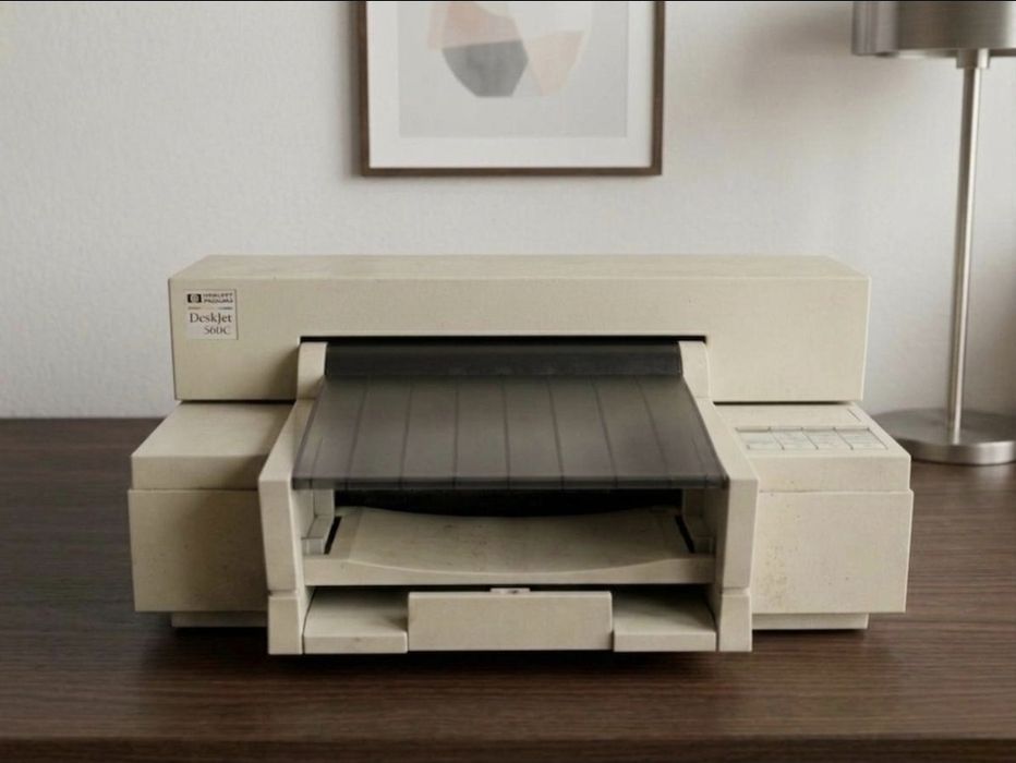 Impressora HP Deskjet 560C, dos anos 90