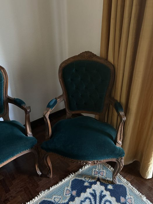 Conjunto Sofa e 2 poltronas