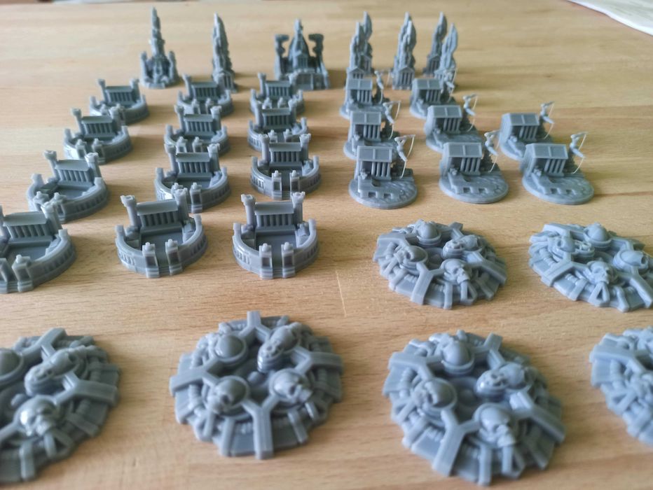 Lords of Hellas 36 dodatkowych elementów. Druk 3d
