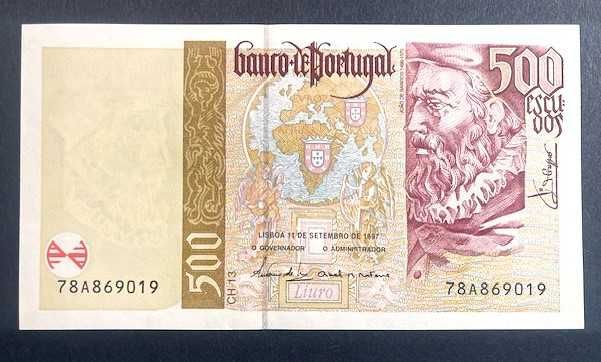 Notas Não Circuladas _ 2.000$00, 1.000$00 e 500$00 escudos