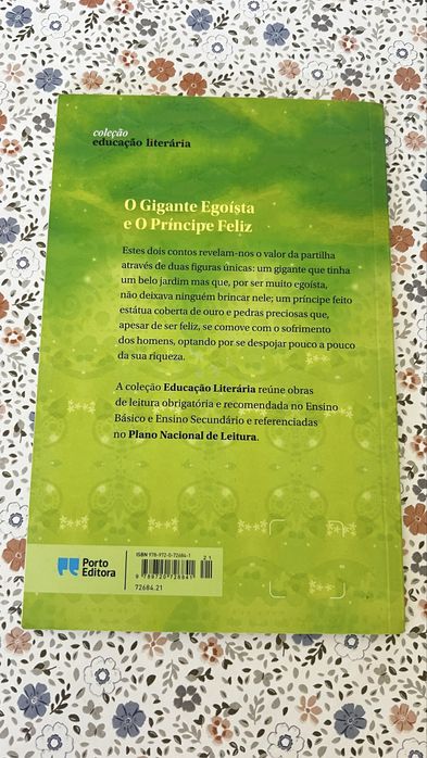 Livro “O gigante egoista e o principe feliz”