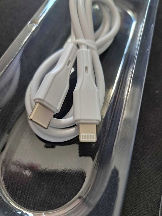 Pack Carregamento Rápido iPhone: Carregador PD 20W + Cabo 27W