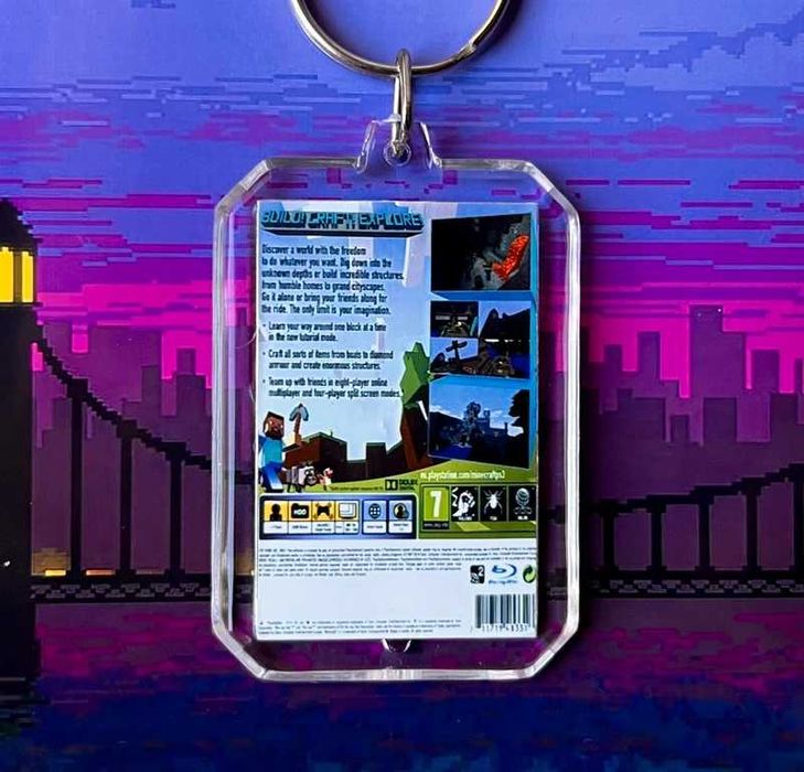 Brelok Minecraft - mini okładka PS3