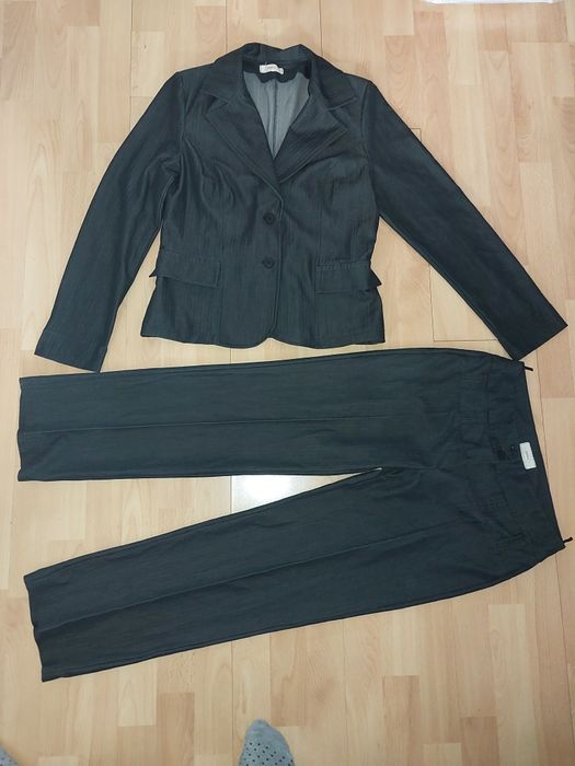 Zakiet spodnie garsonka 36 38 damska czarna
