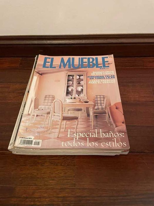 15 revistas de decoração internacionais e nacionais.