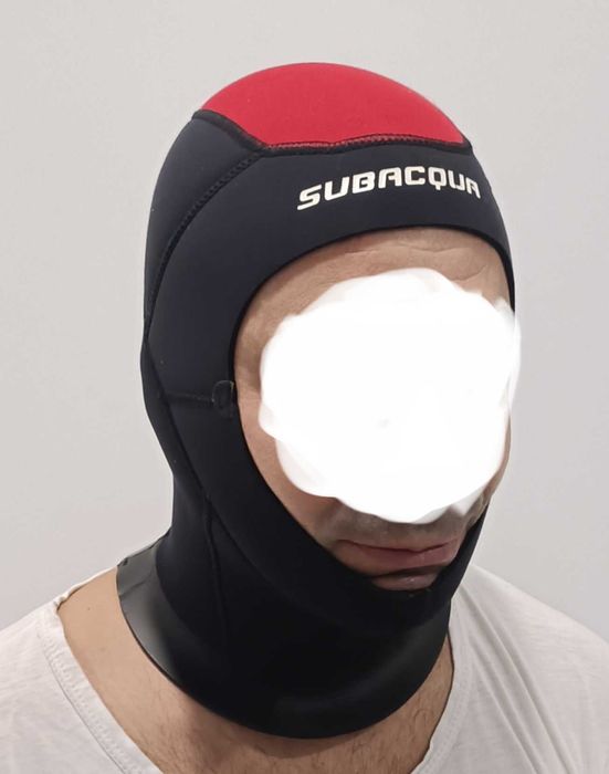 Capuz para mergulho e meias