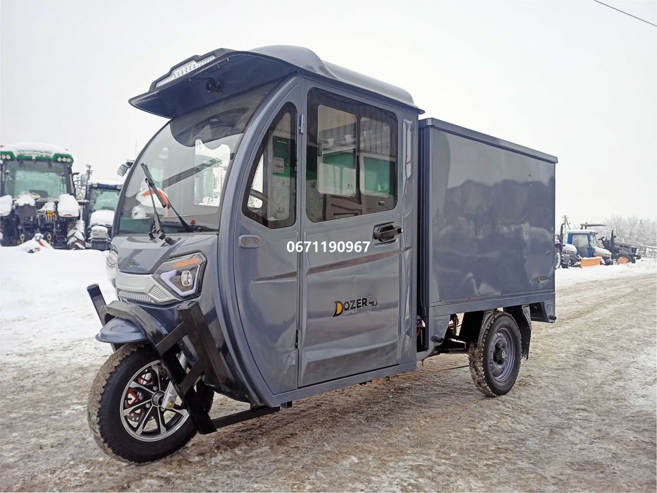 Електротрицикл DOZER Model 8B 2000W 72V/45Ah Дозер Муравей доставка