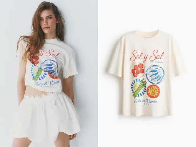 T-shirt oversize S nowa kolekcja koszulka bluzka biała bawełna PROMOCJA
