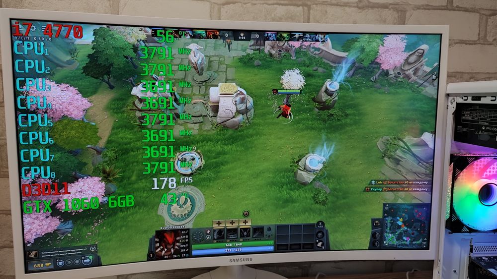 Игровой ПК i7 GTX 1060 6GB CS 2 GTA5 WOT fortnite DoTa2 PUBG RUST