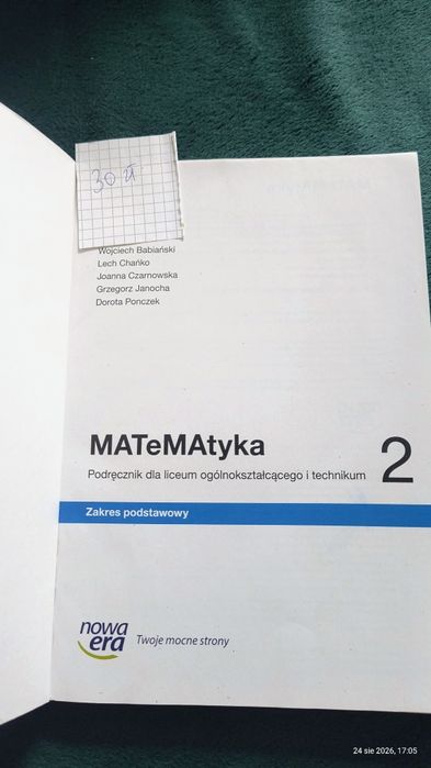 Matematyka 2 zakres podstawowy
