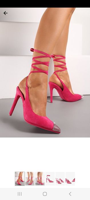 Nowe różowe  szpilki