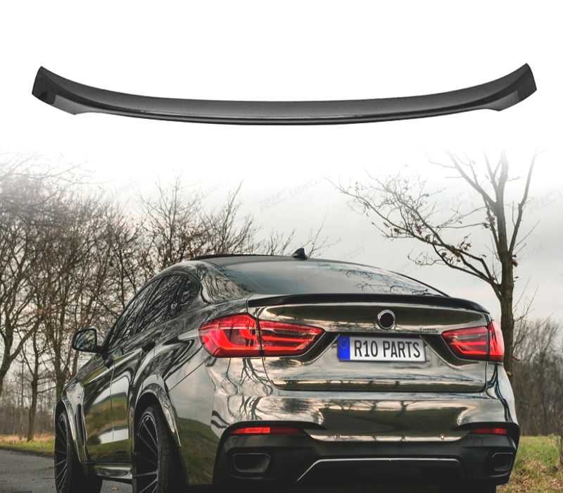AILERON LIP SPOILER BMW X6 F16 14-19 LOOK M PERFORMANCE PRETO BRILHANTE