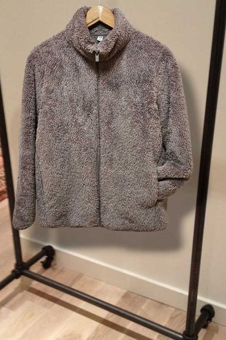 Флисовая плюшевая кофта на молнии UNIQLO, р. S/М