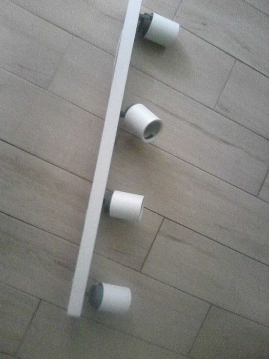 Plafon -lampa led 4 punktowa regulowana biała