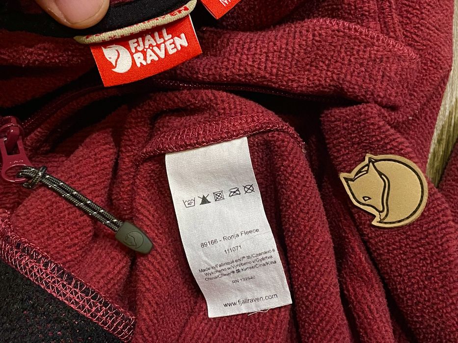 Damski polar bluza FJALLRAVEN model RONJA roz M