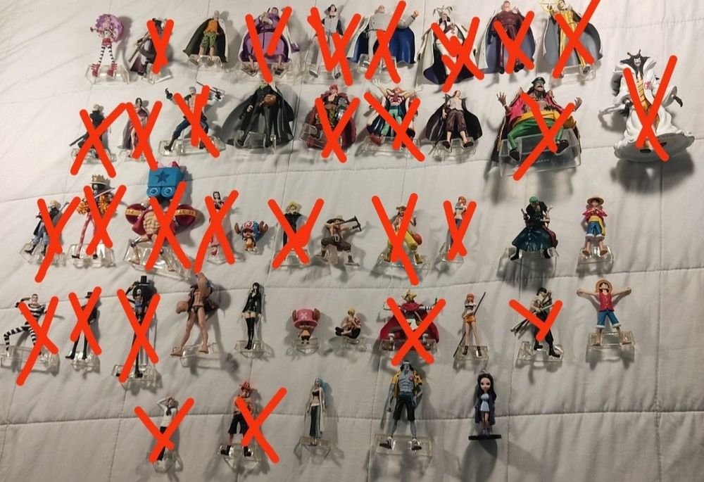 14 figuras One Piece colecionáveis da Salvat + 3 extra