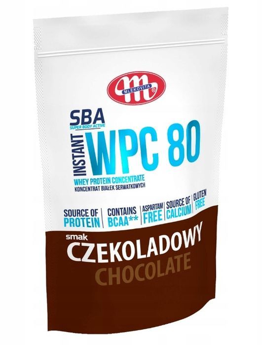 mlekovita odżywka białkowa sba wpc80 700g - czekoladowy koncetrat białka