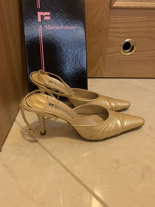 Buty złote Marino fabiani
