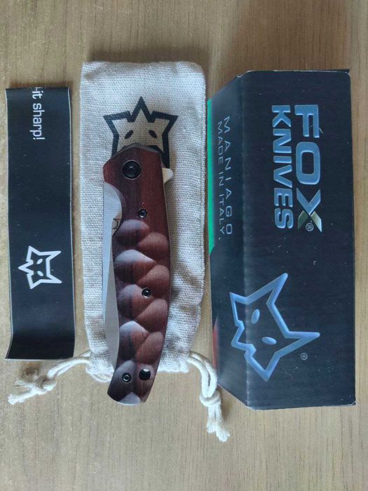 Брелок компактний EDC складень фліппер Fox Knives Ziggy FX-308 ZW