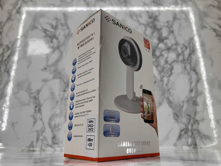 Kamera Cosmo W1 wewnętrzna WIFI SMART HOME Tuya IP20