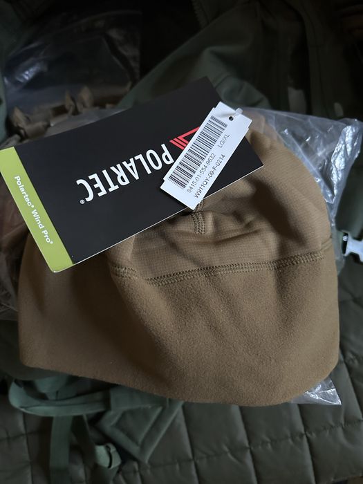 Шапка вітростійка,Polartec,Wind Pro Hardface USMC COYOTE BROWN