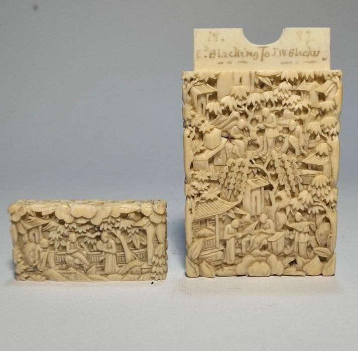 Rara Cartoneira Chinesa china Cantão Cantonesa. séc. XIX (A2)