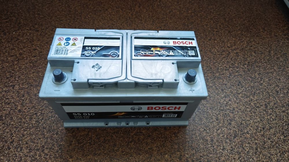 Akumulator Bosch S5 010, 85Ah 800A, sprawny, naładowany 100%