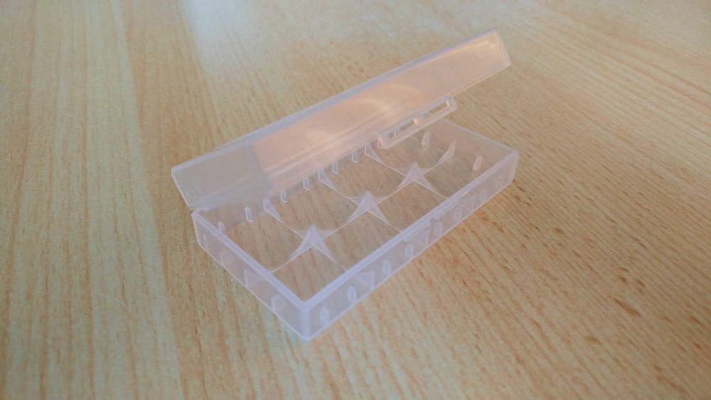 Caixa arrumação de 2 ou 4 pilha bateria 18650