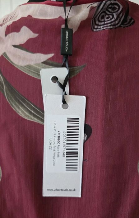 Urban Touch nowa zwiewna sukienka midi maksi plus size 48 wesele komunia