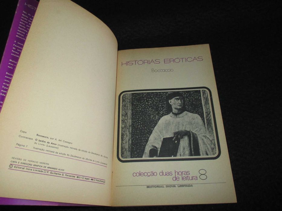 Livro Histórias Eróticas Giovanni Boccaccio