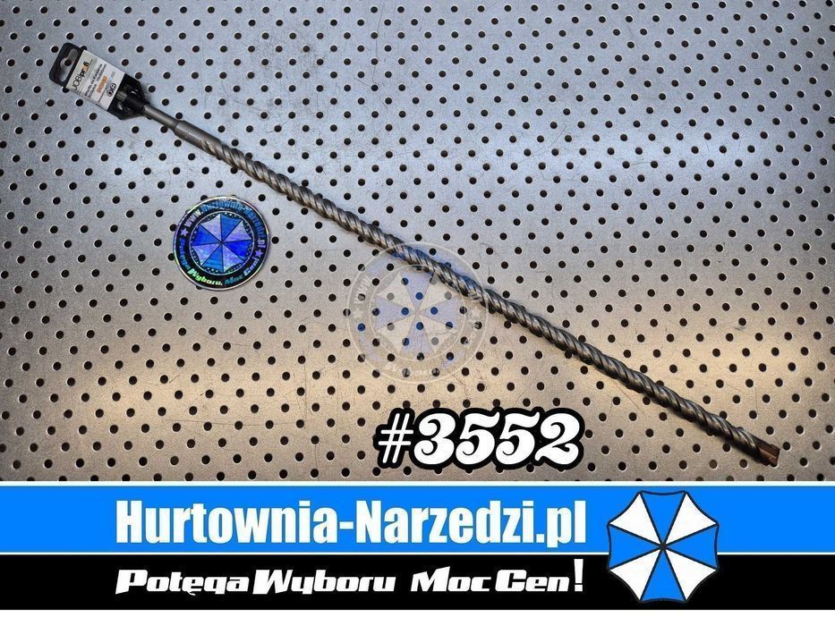Wiertło krzyżowe SDS-Plus 18x600mm wiertło do betonu 18mm wiertło 18mm wiertło sds 18 mm wiertło do betonu sds+ 18mm
