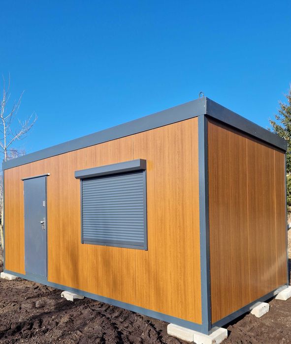 Kontener biurowy socjalny mieszkalny sanitarny domek na działkę