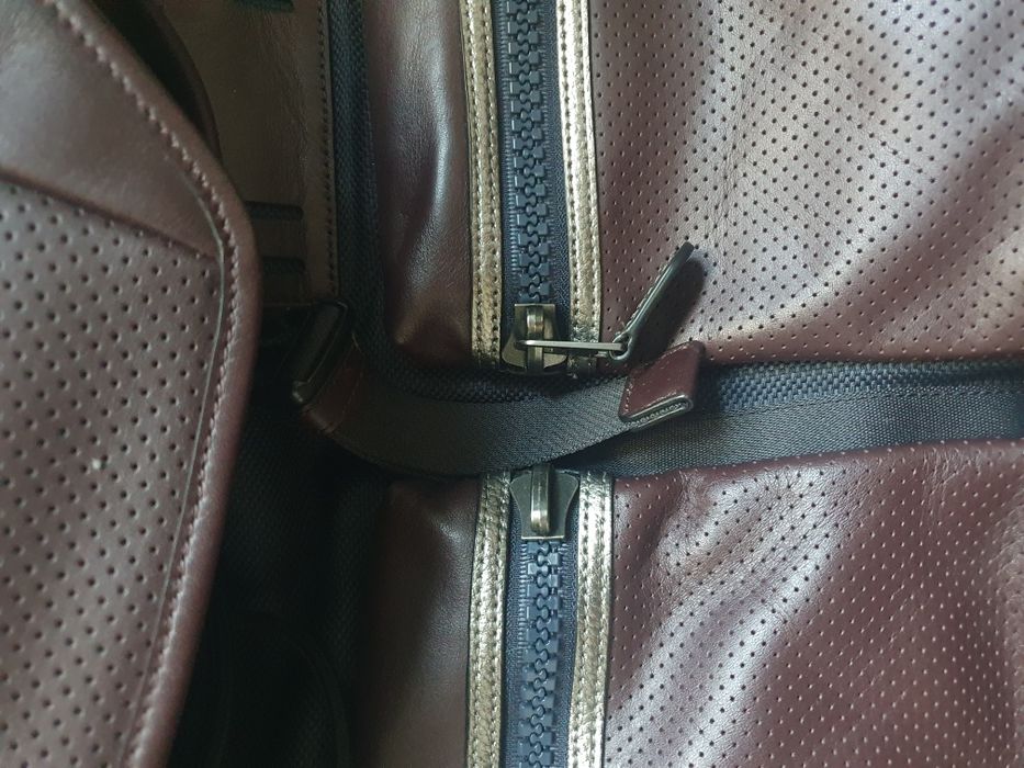 Mochila Coach preto e castanho