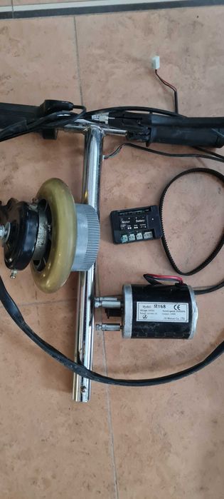 Hulajnoga w częściach mała 100W 24V wszystko co na zdjęciach cały zestaw