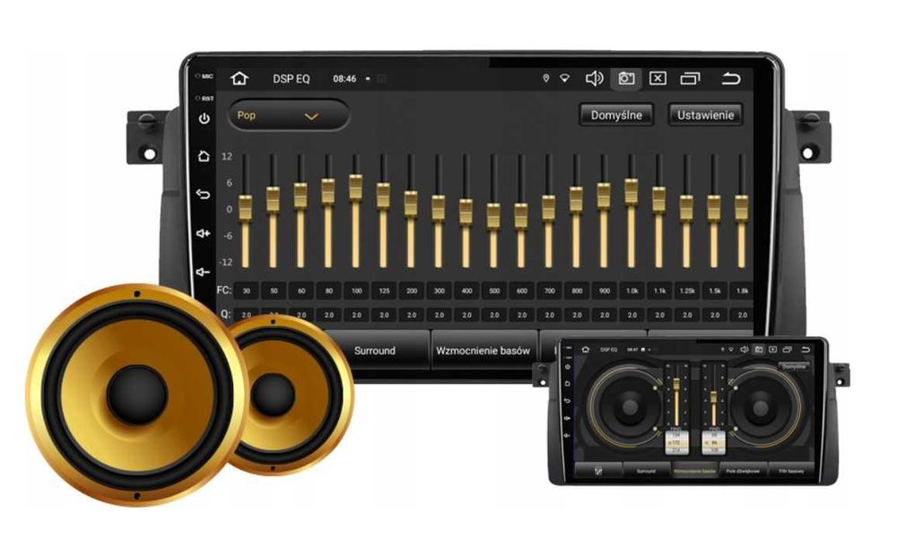 CarPlay Rover 75 BMW 3 E46 Radio FM DAB+ Android SD GPS DVD DSP USB