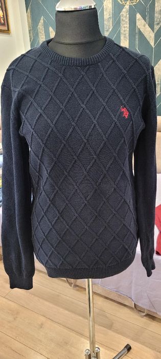 Sweter męski granatowy