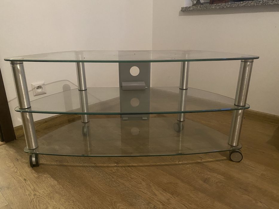 Szafka pod telewizor szklana