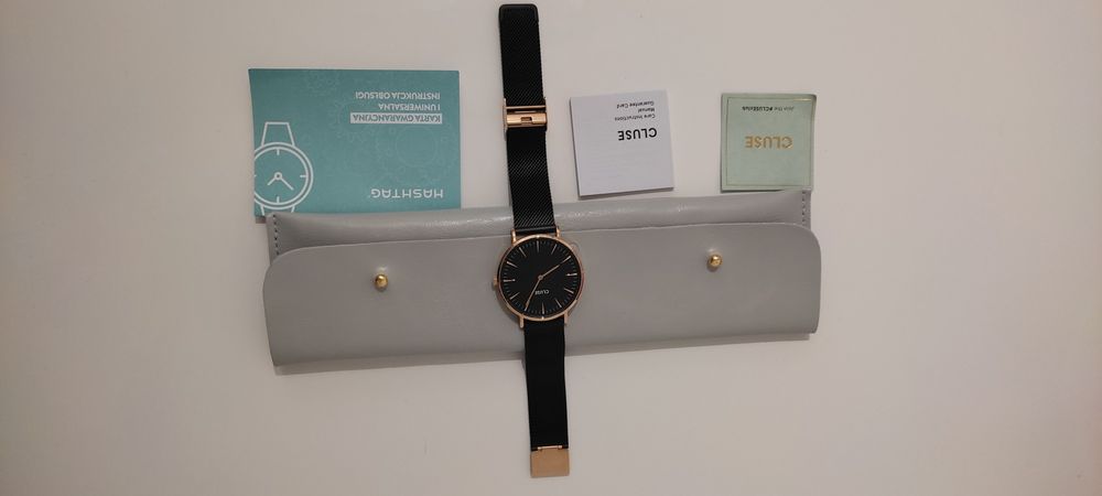 Zegarek damski CLUSE Bocho Chic Black