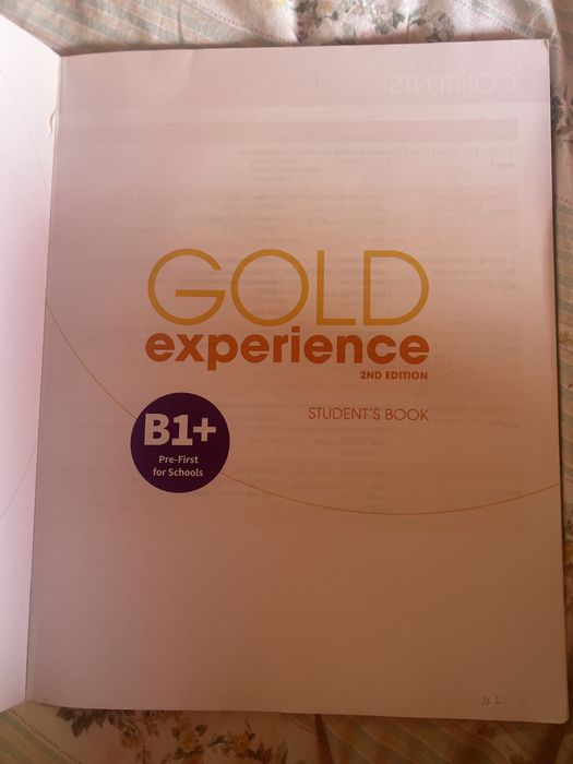 GOLD experience B1+  student’s book 2nd edition