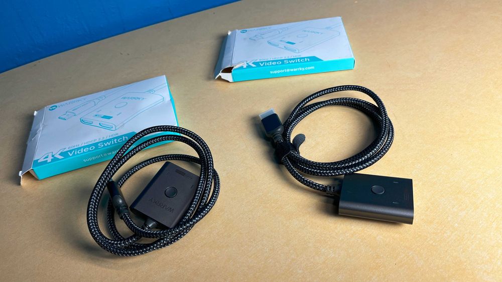 2x Przełącznik HDMI, Rozdzielacz 4K WIDEO HDCP 2.2 HDR 60Hz  WARRKY sp