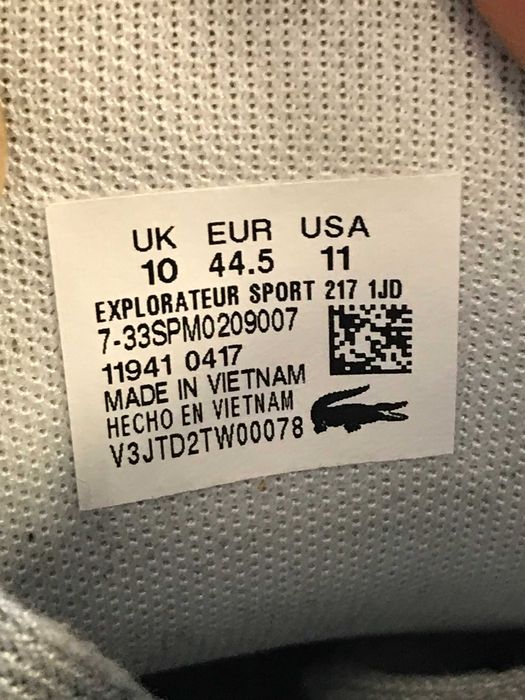 Buty Lacoste Explorateur Sport rozm. 44,5