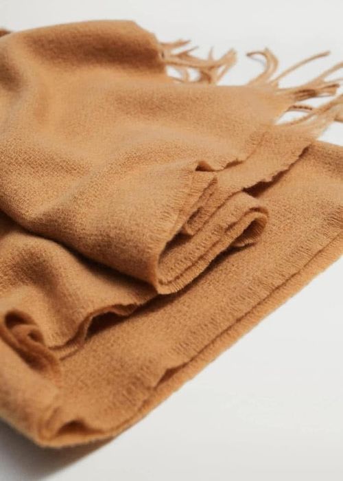 MANGO Іспанія Трендовий вовняний шарф-палантин