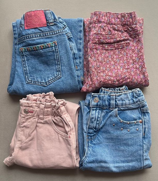 Джинси Zara для дівчинки 3-6років (98,110)