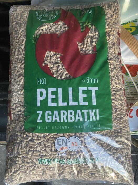 Pellet Olczyk Dankros Garbatka  A1 Plus Paleta 1050kg Węgiel Groszek