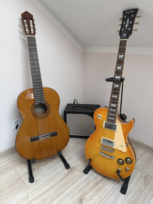 Gitara klasyczna + elektryczna + wzmacniacz