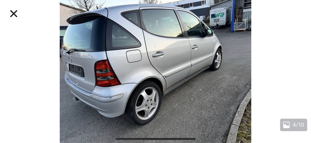 Mercedes a class w168 двері 2001-2004 рік