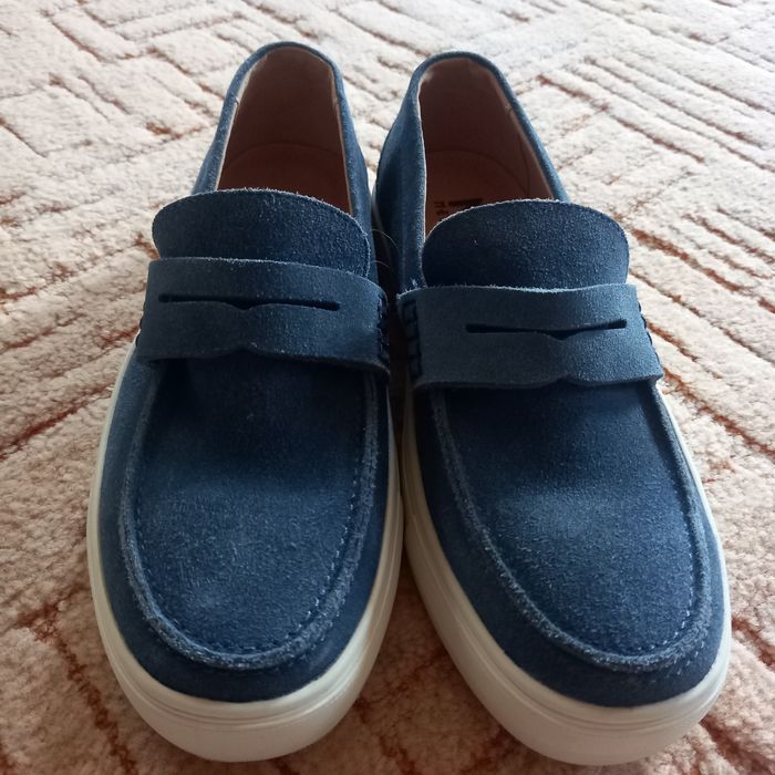 Туфлі ,лофери замшеві чоловічі ,натуральний замш