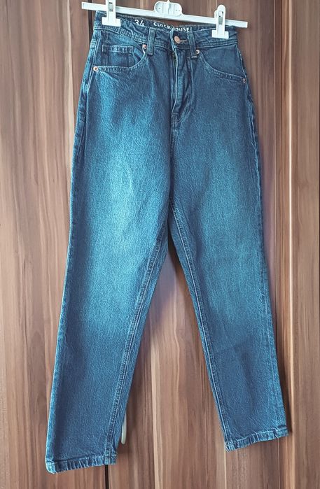 Jeansy MOM _  r. 34  C&A